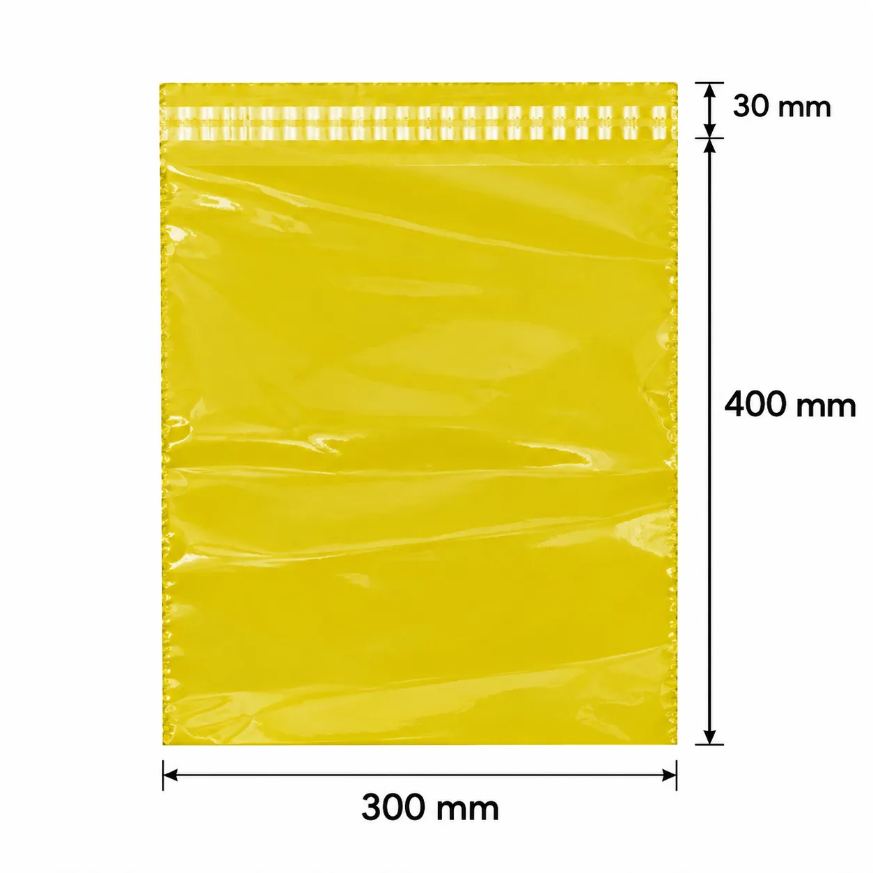 Kurirska kesa žuta 300×400(+30)